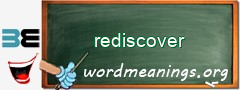 WordMeaning blackboard for rediscover